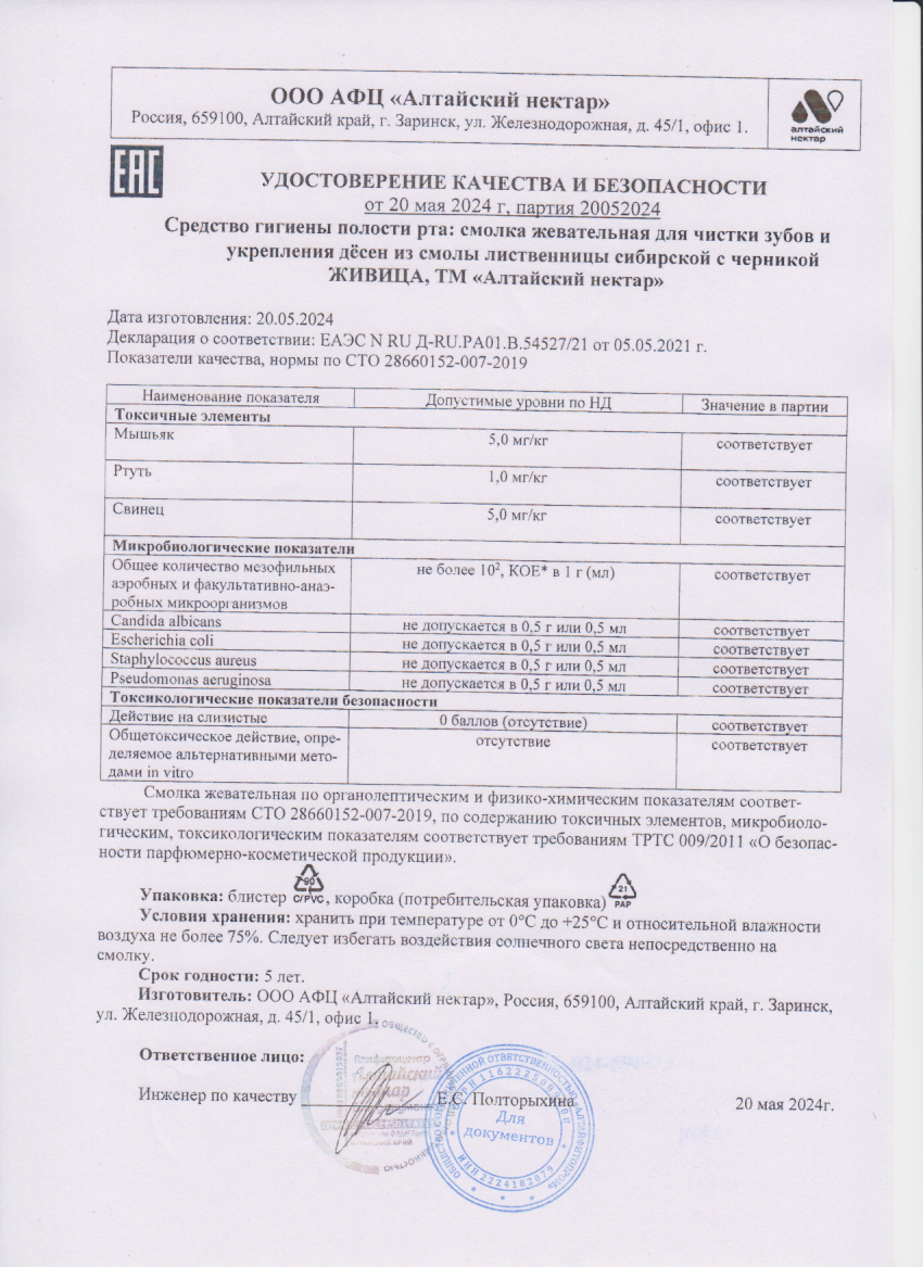 Паспорт №052024